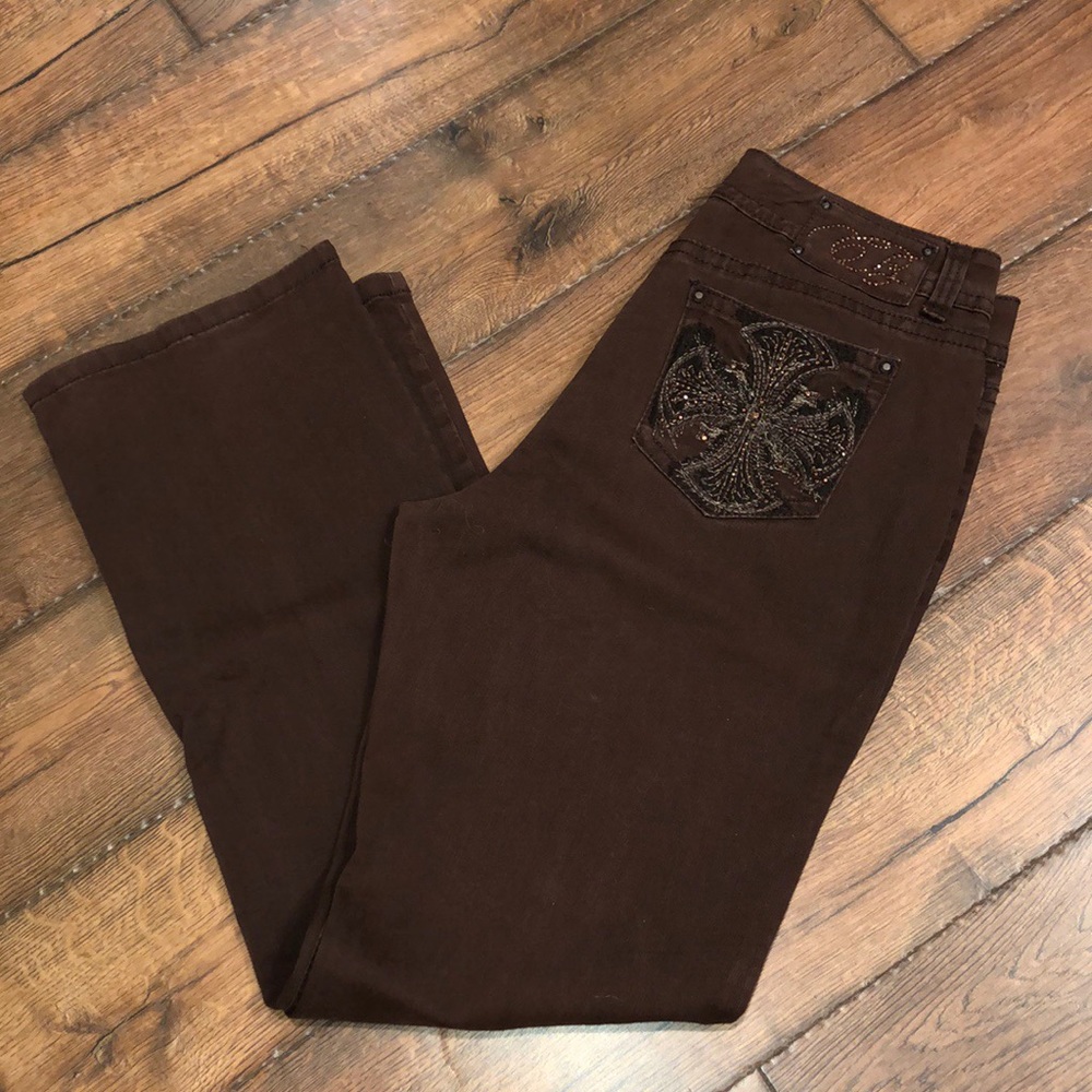 CODE BLUE Size 14 Women’s Brown Western Bootcut